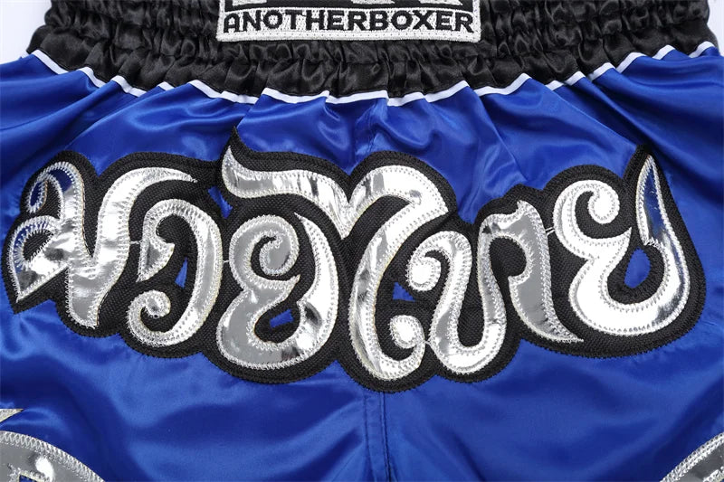 Men's Boxing Shorts Kickboxing Short Muay Thai Women Child Martial Arts Training Team Clothes Gym Grappling BJJ Cage Fight Pants