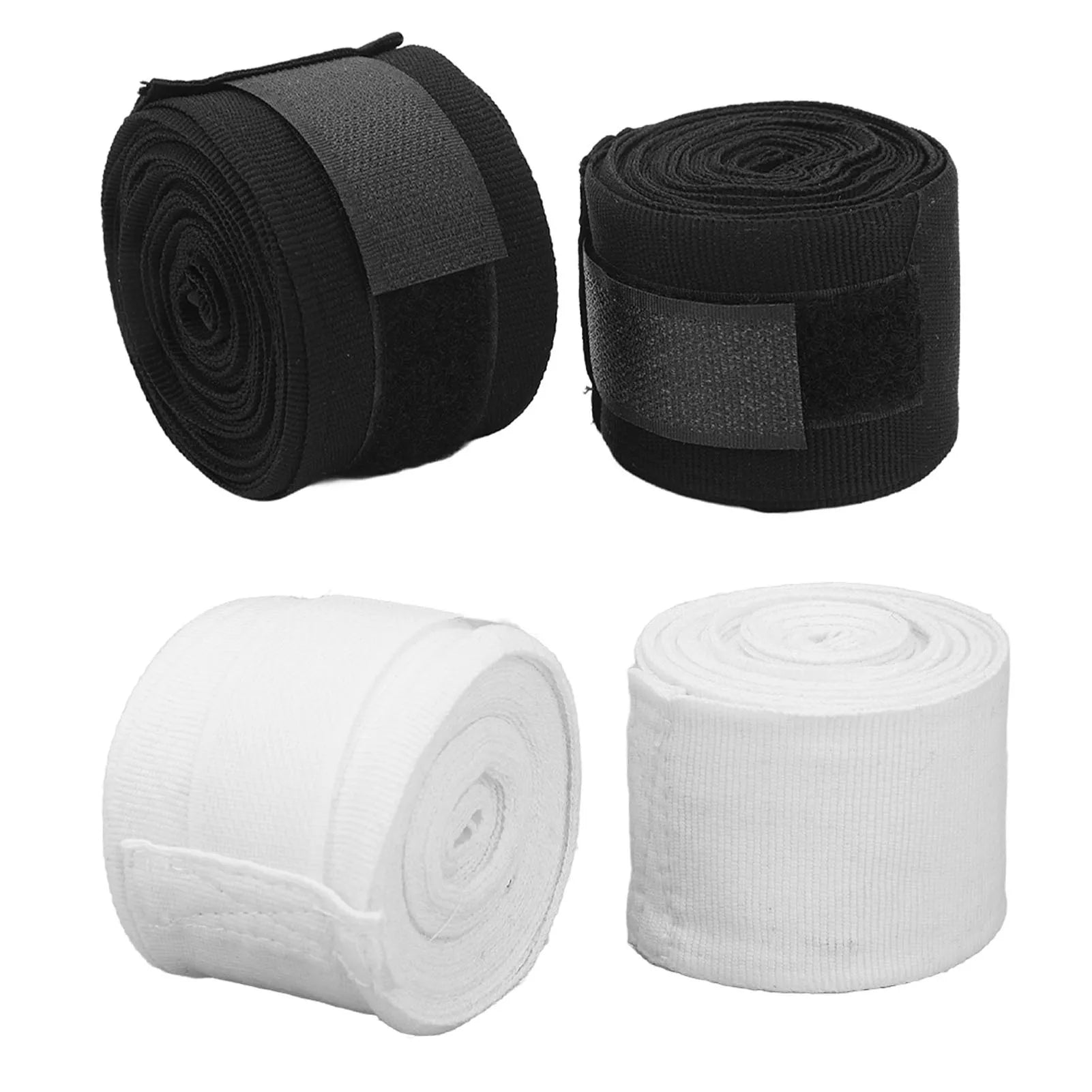 Boxing Handwraps Kickboxing Hand Wraps Cotton Quick Drying 5m Hook Loop Design Sports Hand Wraps Semi Elastic for Racing