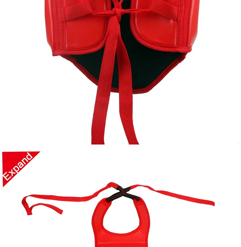 New Thickened MMA Chest Protector Sanda Wrestling Chest Support Protective Gear Boxing Sparring Fighting Body Protector