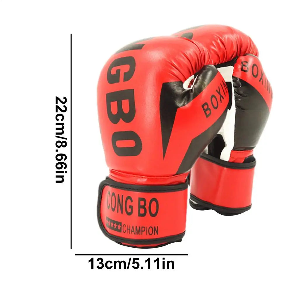 Boxing Punching Gloves Adjustable Boys Protective Sparring Mitts Comfortable Boxing Wraps Gloves for 6-12 Years Old Boys Girls