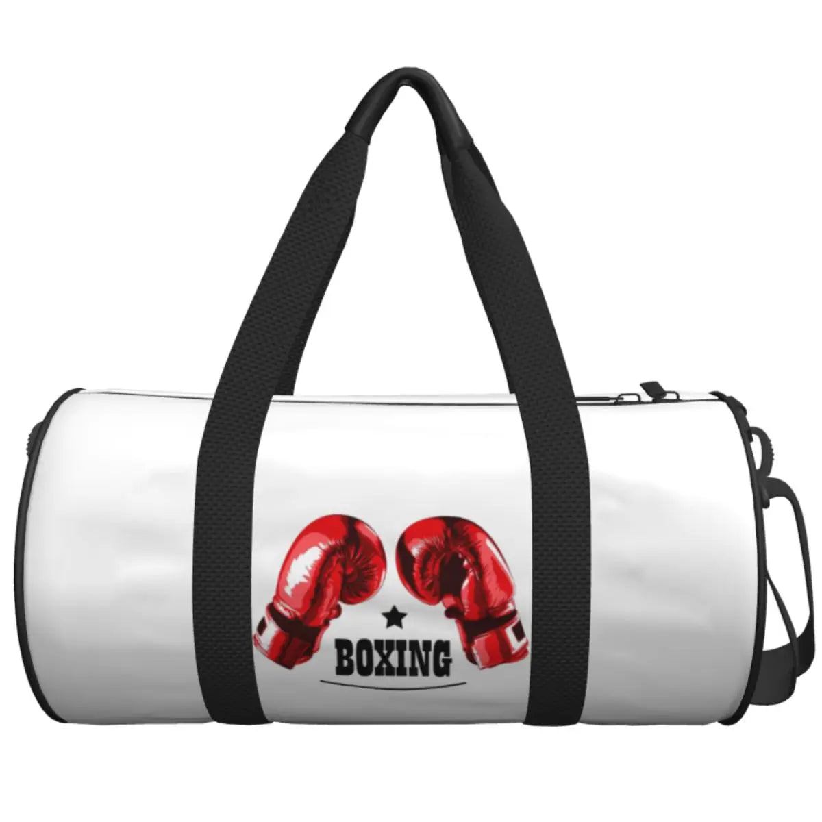 Boxing Gloves Sport Bags Large Gym Bag Portable Men's Custom Handbag Travel Training Retro Fitness Bag