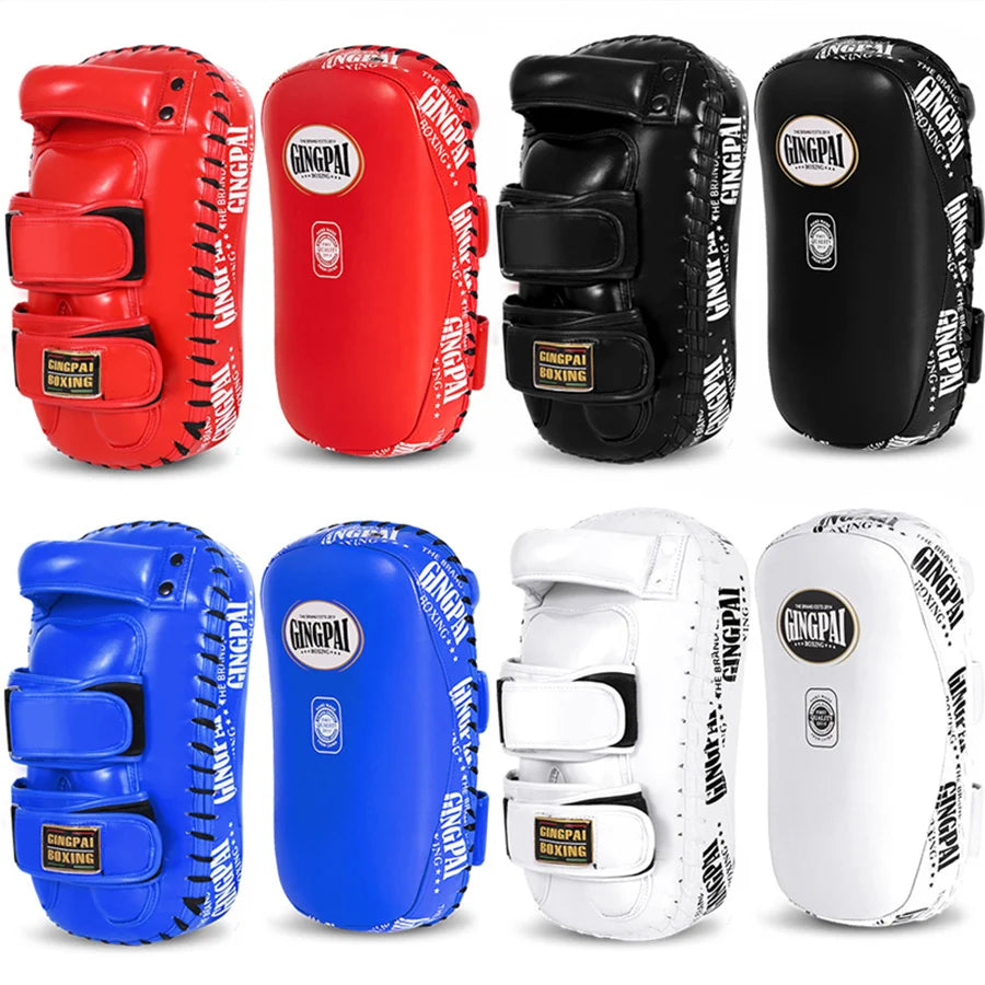 1PC Boxing Pad Sand Bag Fitness MMA BoxingTaekwondo Hand Foot Kicking Pads PU Leather Training Gear Muay Thai Foot Target