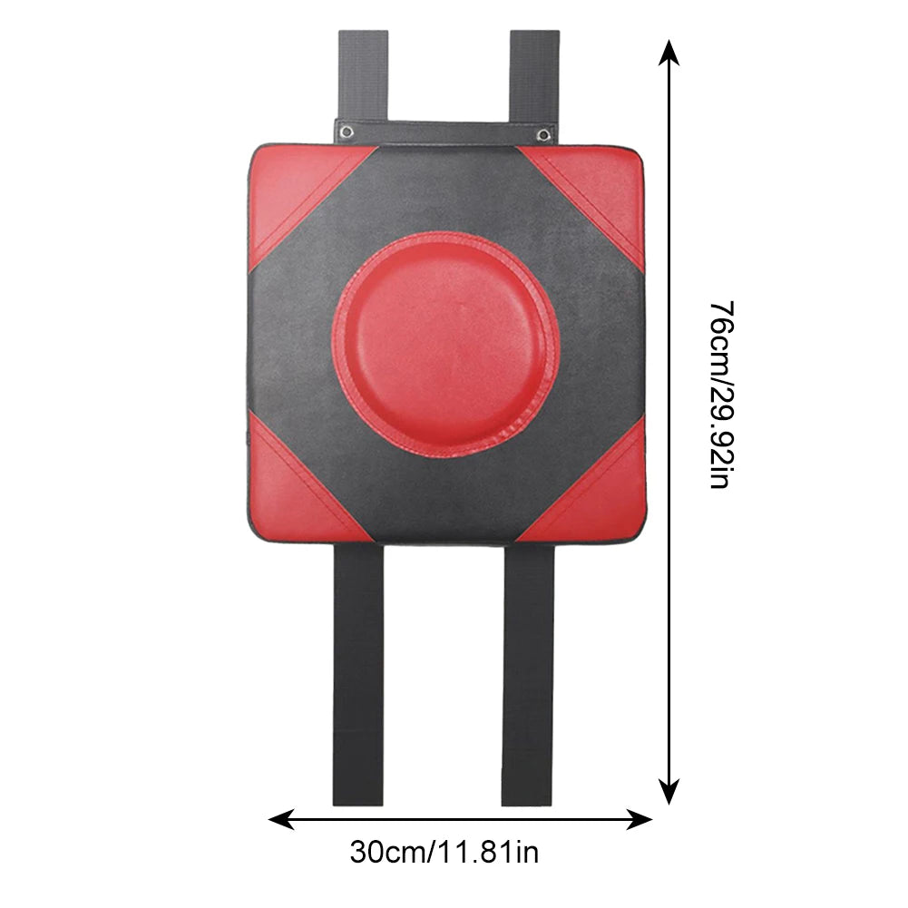 Boxing Punch Target PU Leather Boxing Training Sandbag Adjustable Height Punching Bag Wall Punching Pad for Martial Arts Karate