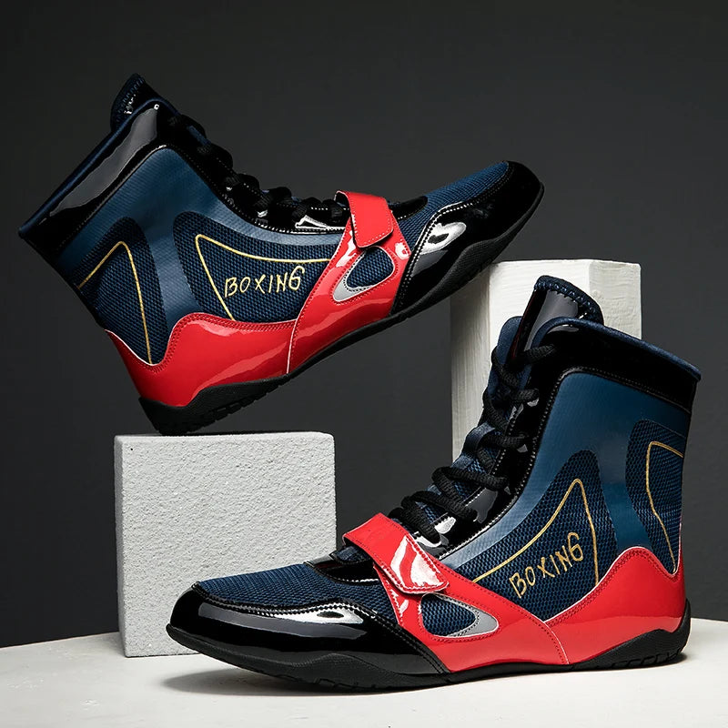 New Style Professional Boxing Shoes Men Comfortable Boxing Sneakers Breathable Wrestling Fighting Shoes Non Slip Combat Sneakers