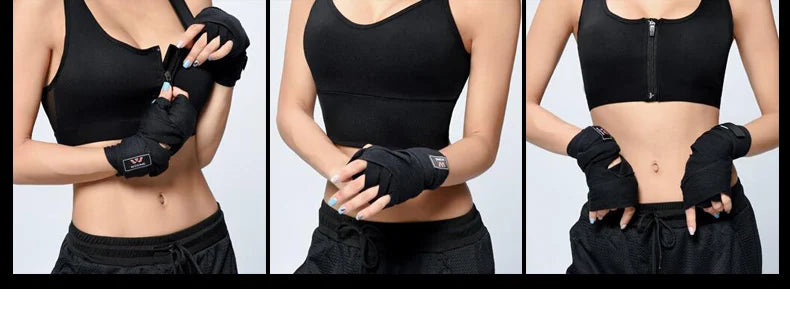 Wesing Cotton Boxing Handwraps Kickboxing Gym Sport Support Fitness Handwrape Protection Hand Wrap