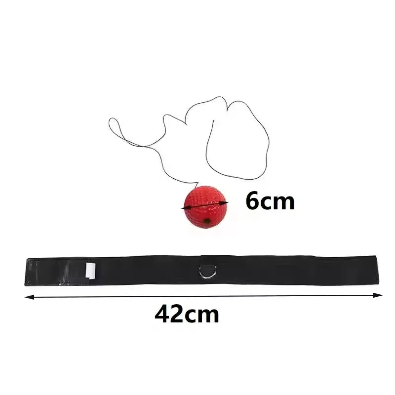Elastic Headband And Black Light Ball Headband Style Boxing Speed Ball For Adult Children's Sports Rebound Reaction Balls