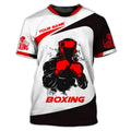 3D Printed Boxing Combat Sports T Shirt For Men Customized Pattern Tee Shirts Summer Street Loose Short Sleeve O-Neck T-shirts