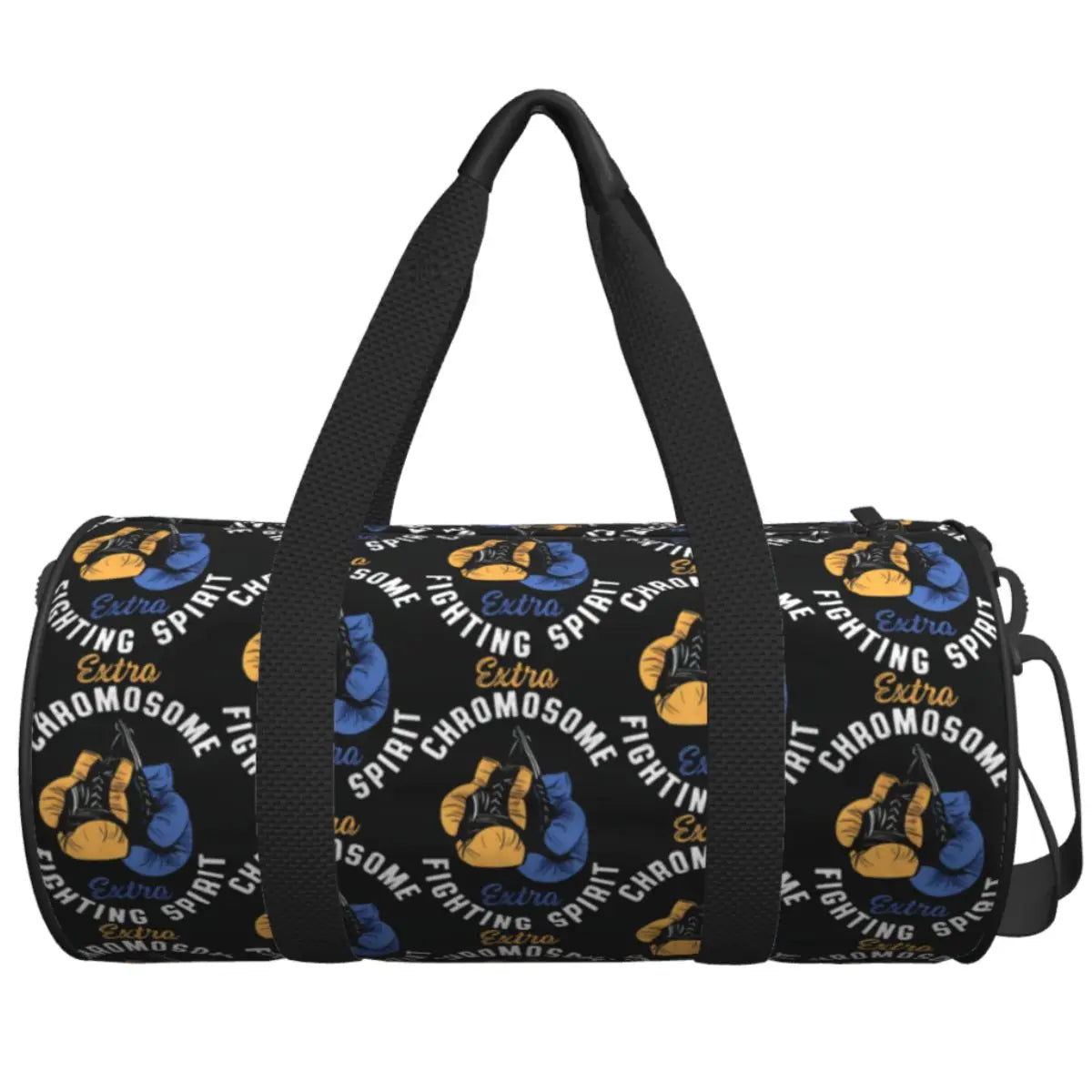 Boxing Gloves Sport Bags Large Gym Bag Portable Men's Custom Handbag Travel Training Retro Fitness Bag