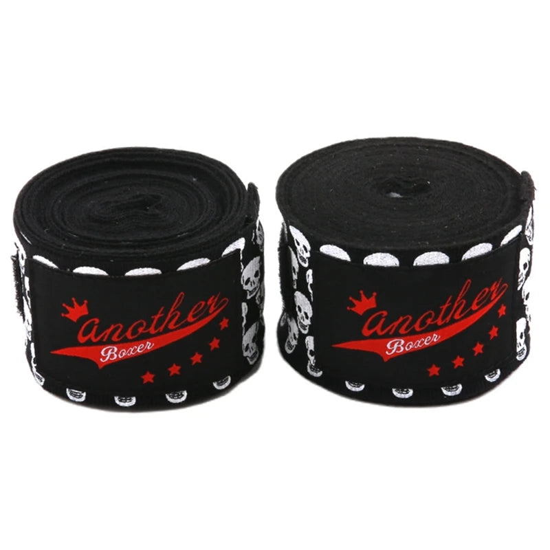 Boxing Handwraps 1Pair 3M/5M Elastic Print Bandage Gloves Wrist Support For Boxing Kickboxing Training Muay Thai MMA Hand Wraps