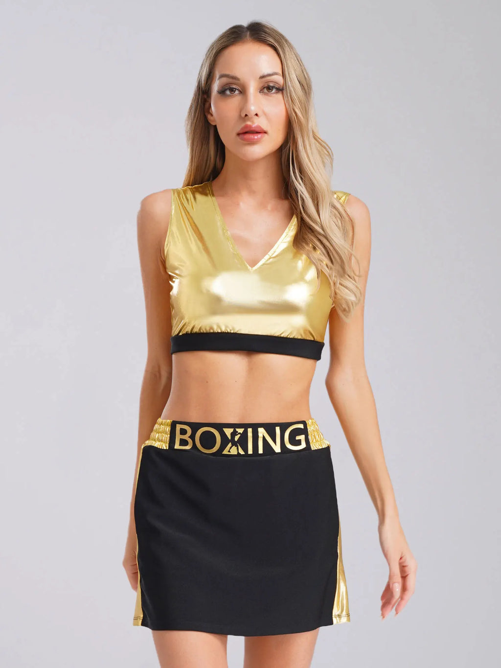 Women Boxing Robes Bjj Boxer Fight Grappling Costume Martial Arts Muay Thai Satin Tops + Skirt Belt Kickboxing Hooded Outfit