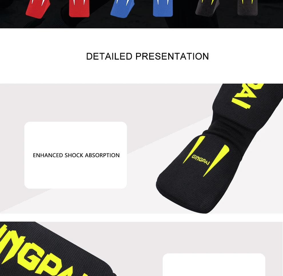 Cotton Instep Shin Guard Karate/Sanda/Taekwondo/Muay Thai/Boxing Leggings Ankle Support Protection Foot Brace Equipment