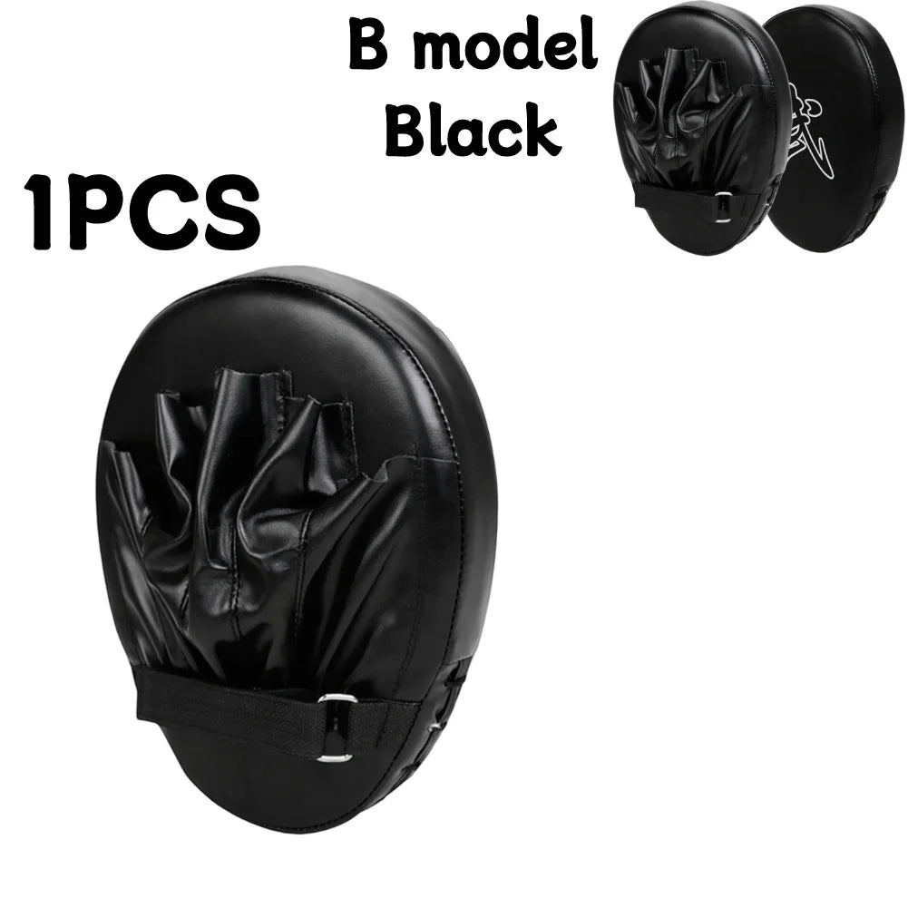 Curved Boxing Hand Target PU Leather Curved Punching Mitts Breathable Kickboxing Pads Boxing Focus Pad for Martial Arts Training