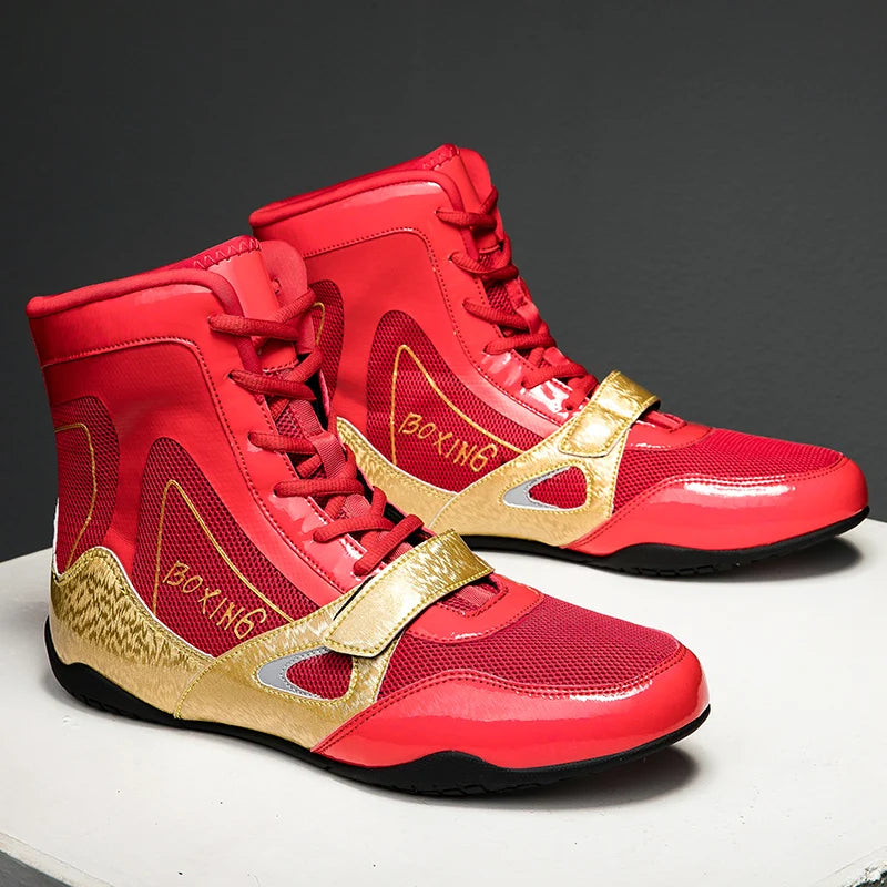 New Style Professional Boxing Shoes Men Comfortable Boxing Sneakers Breathable Wrestling Fighting Shoes Non Slip Combat Sneakers