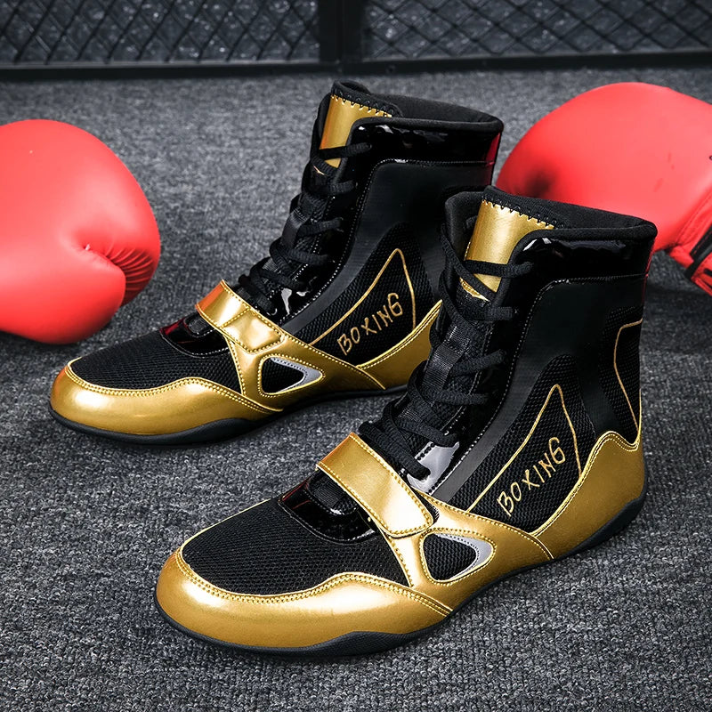 New Style Professional Boxing Shoes Men Comfortable Boxing Sneakers Breathable Wrestling Fighting Shoes Non Slip Combat Sneakers