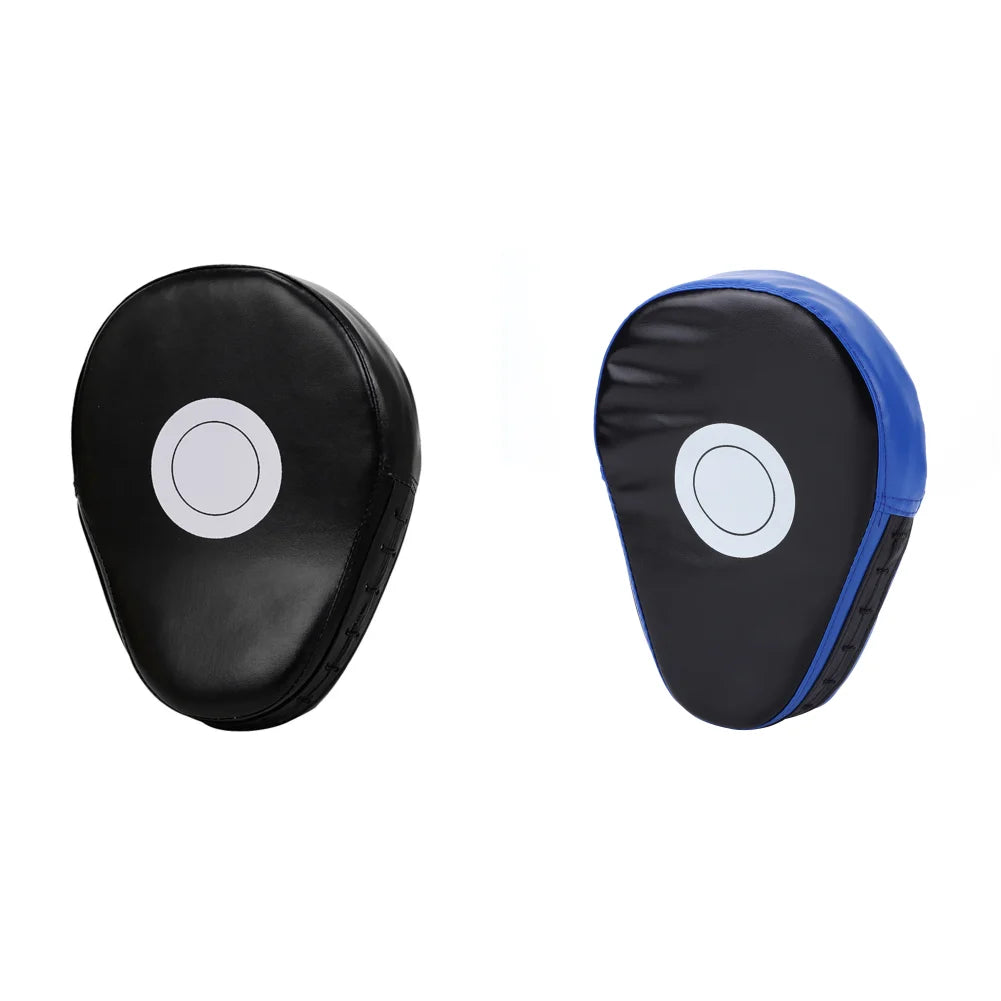 1/2Pcs Curved Boxing Hand Target PU Leather Punching Breathable Kickboxing Pads Boxing Focus Pad for MMA Martial Arts Training