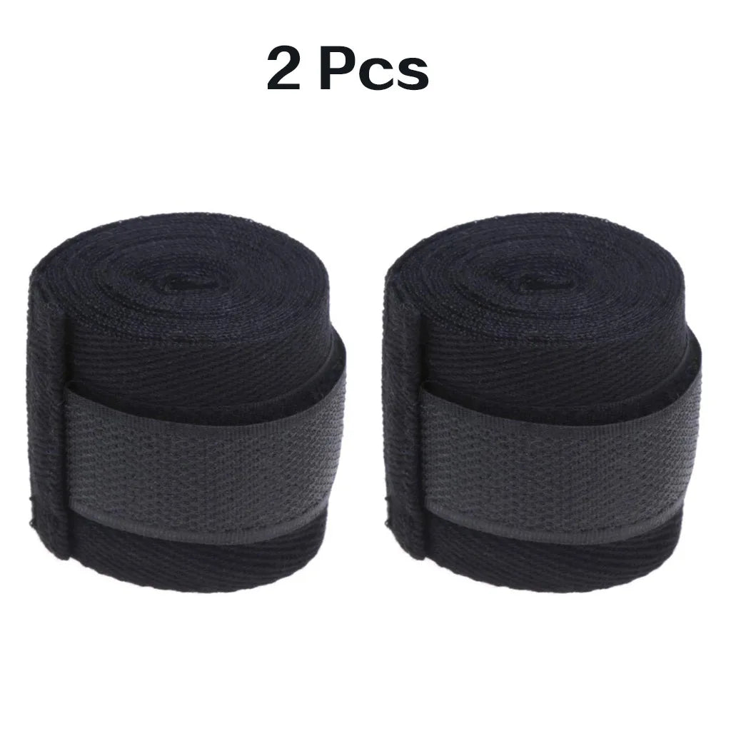 2.5m Cotton Boxing Hand Wraps for Men & Women, Muay Thai, Mixed Martial Arts, Fighting Sports Wrist Support, Knee Protector