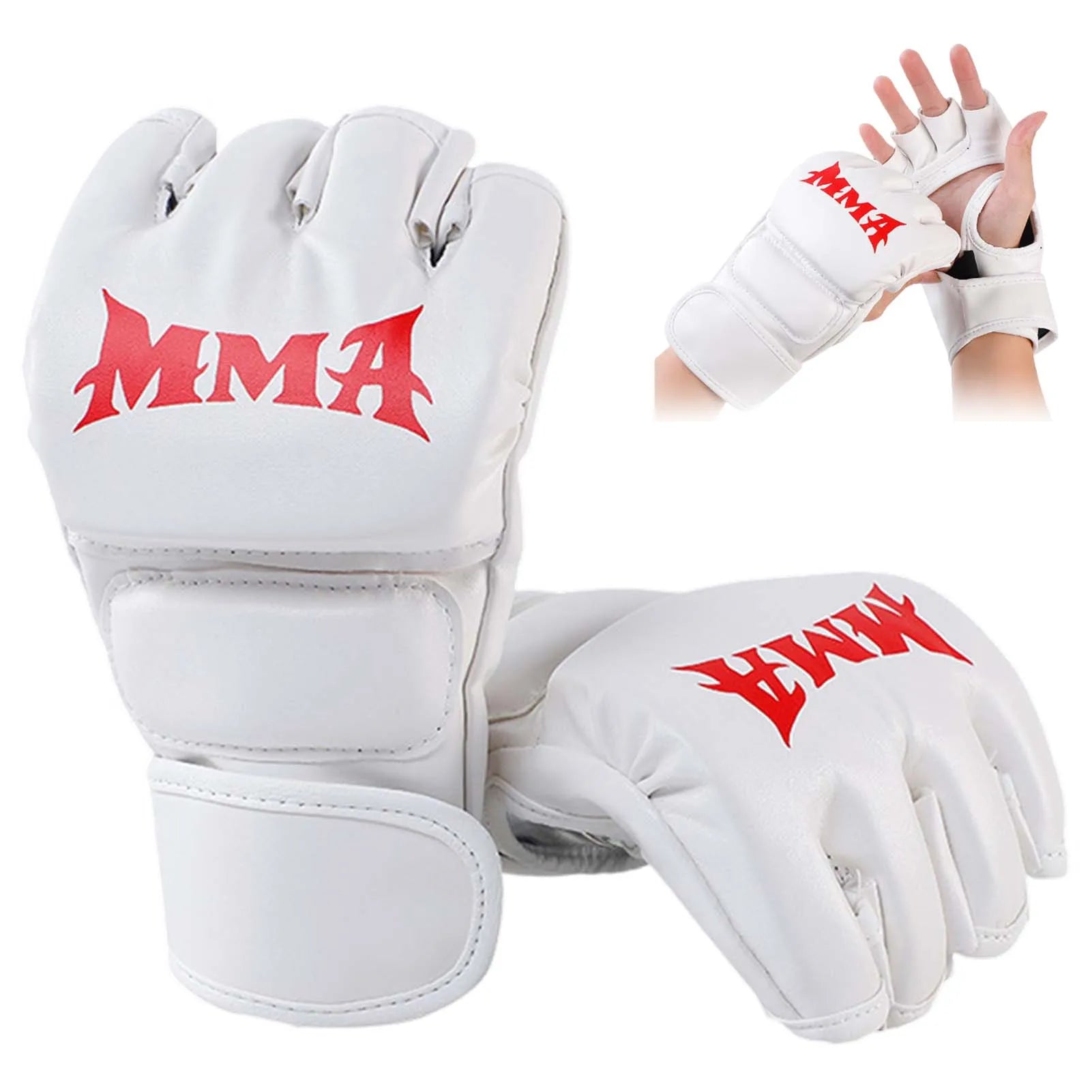 Martial Arts Training MMA Gloves Durable Construction Impact Resistance Sparring Mitts Suitable for Punching Bag