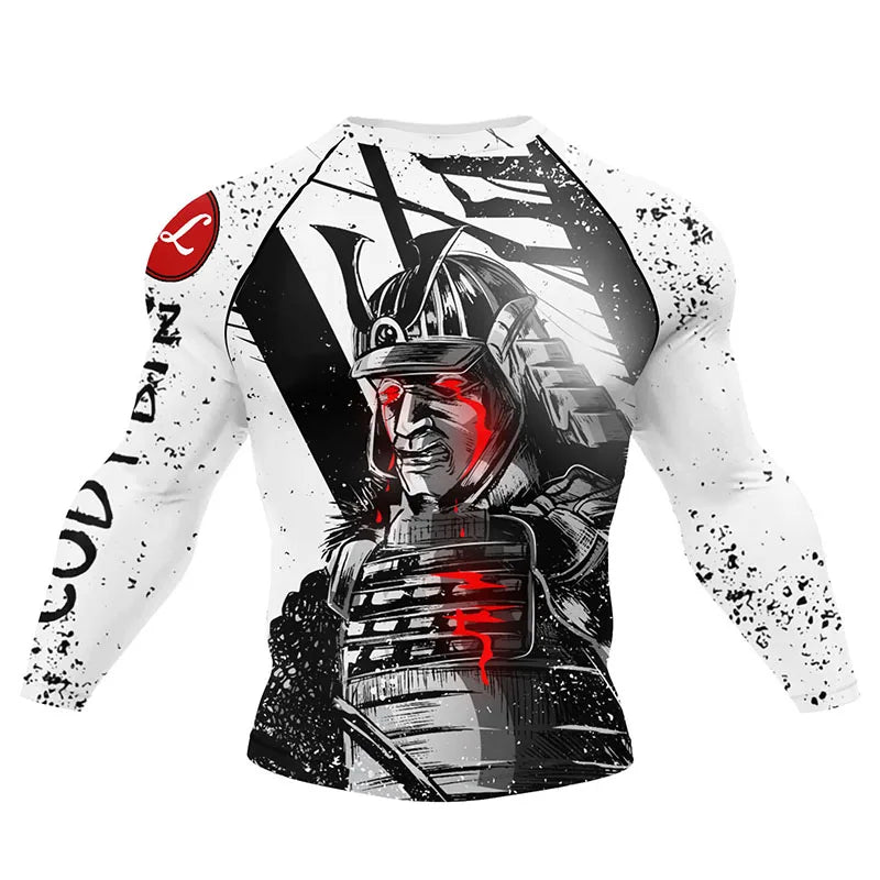 New Boxing Rashguard MMA T-shirt For Men Bjj Gi Kickboxing Jerseys Shirt Sport Long Sleeve Gym Rashgard T-shirts Fight Boxe Tees