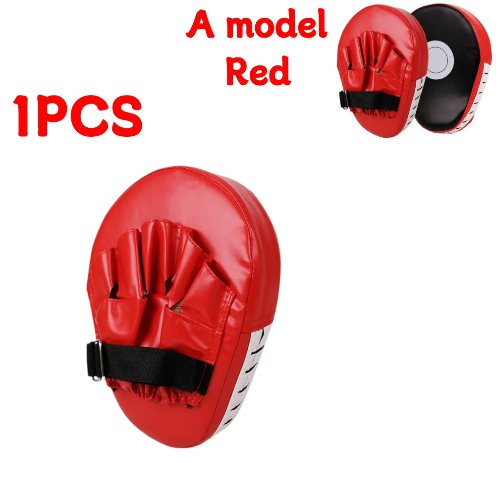 Curved Boxing Hand Target PU Leather Curved Punching Mitts Breathable Kickboxing Pads Boxing Focus Pad for Martial Arts Training
