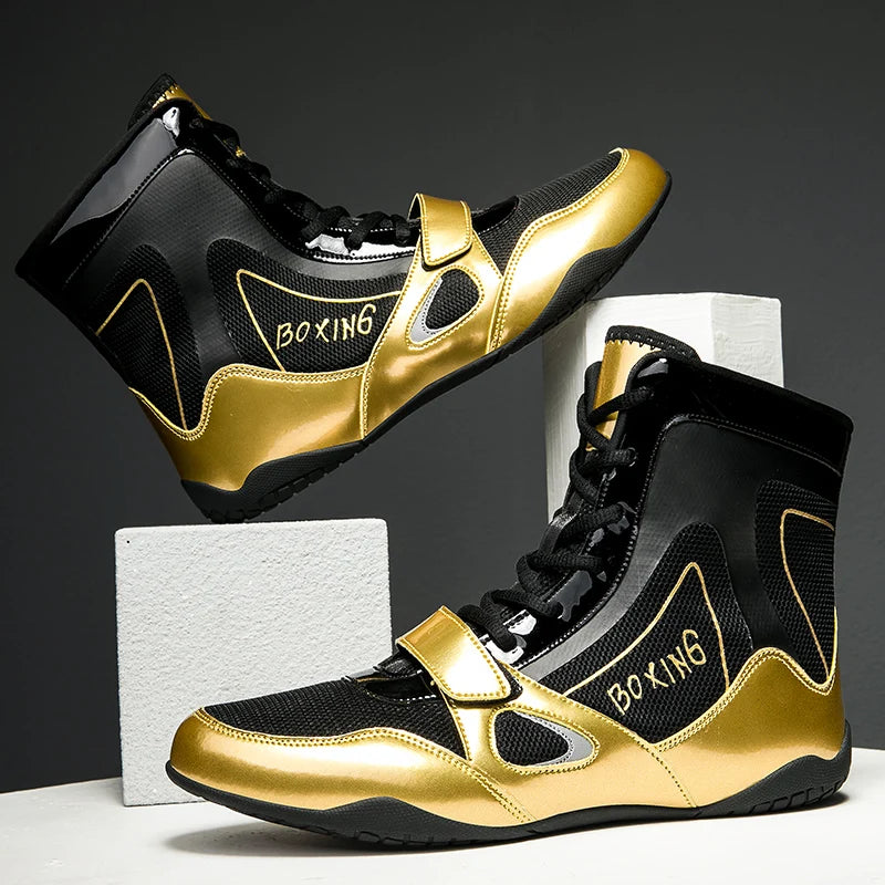 New Style Professional Boxing Shoes Men Comfortable Boxing Sneakers Breathable Wrestling Fighting Shoes Non Slip Combat Sneakers