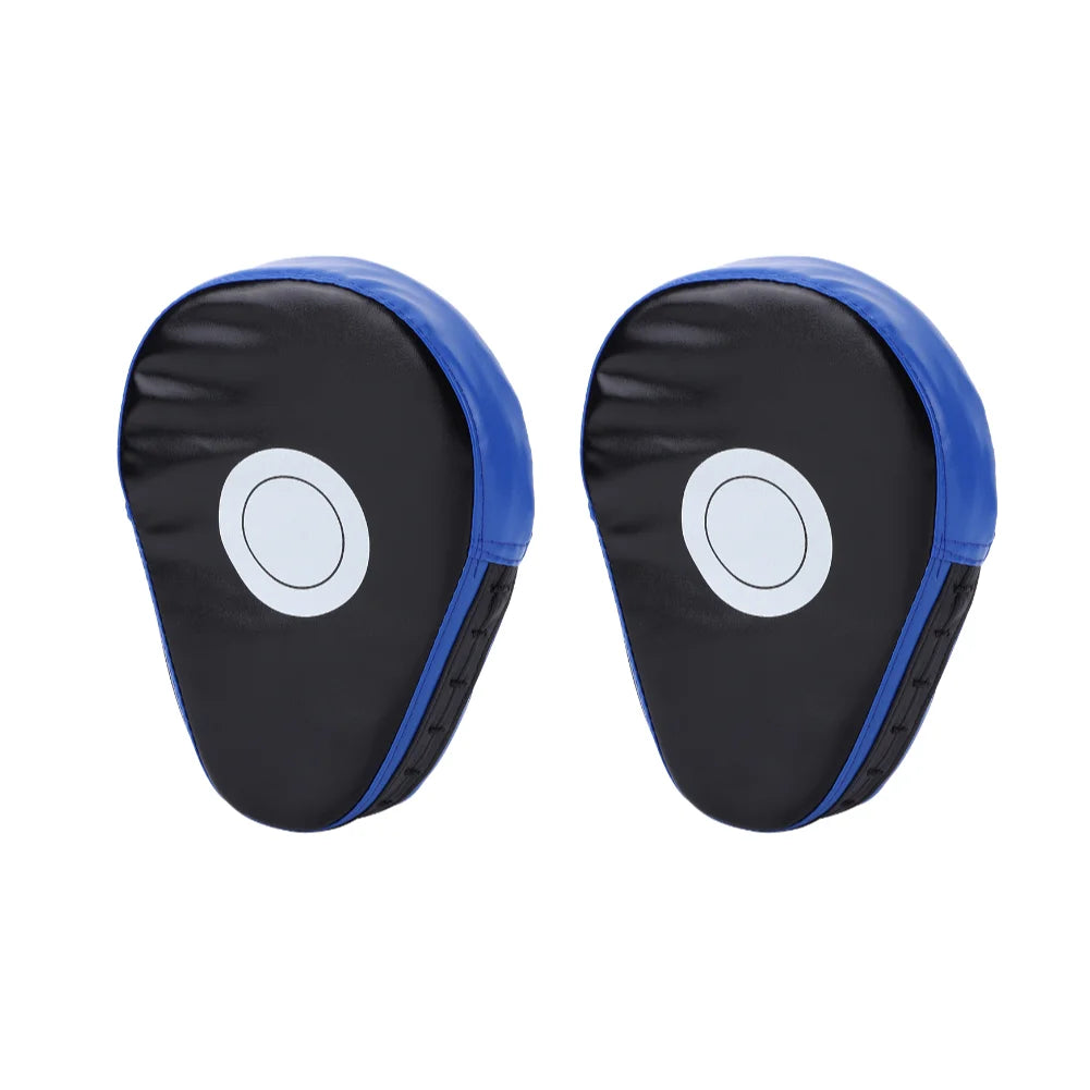 1/2Pcs Curved Boxing Hand Target PU Leather Punching Breathable Kickboxing Pads Boxing Focus Pad for MMA Martial Arts Training