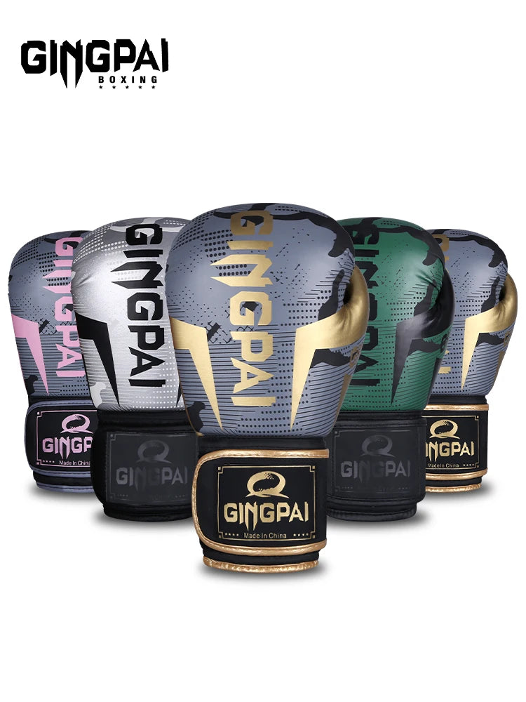 High Quality Leather Wear-Resistant And Breathable Boxing Gloves For Sanda Training, Thickened Protective Combat Gloves