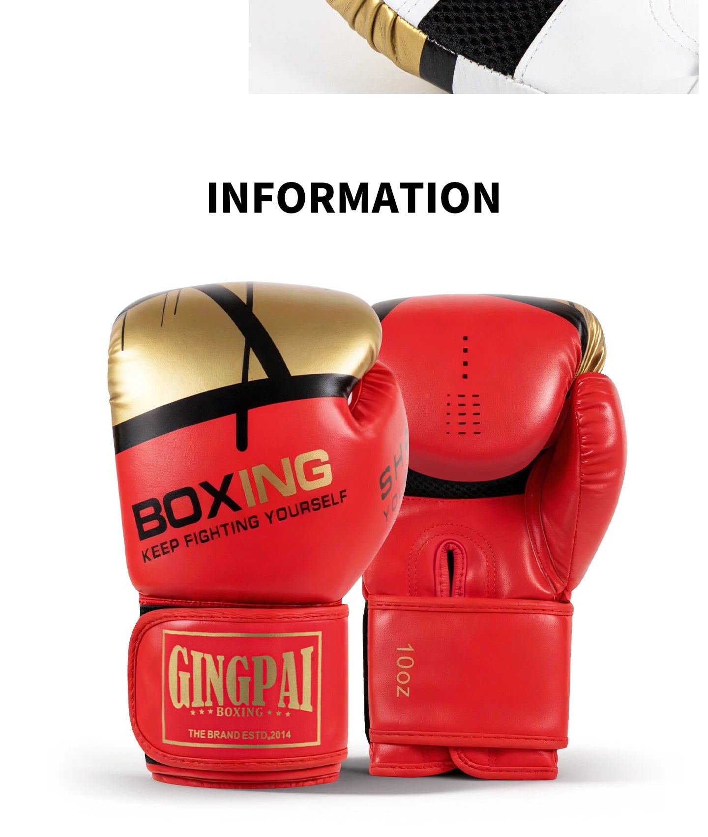 6/8/10/12oz Boxing Gloves Professional Adult Sanda Muay Thai Fighting Gloves Men Kid Women Training Sandbag Free Fight MMA