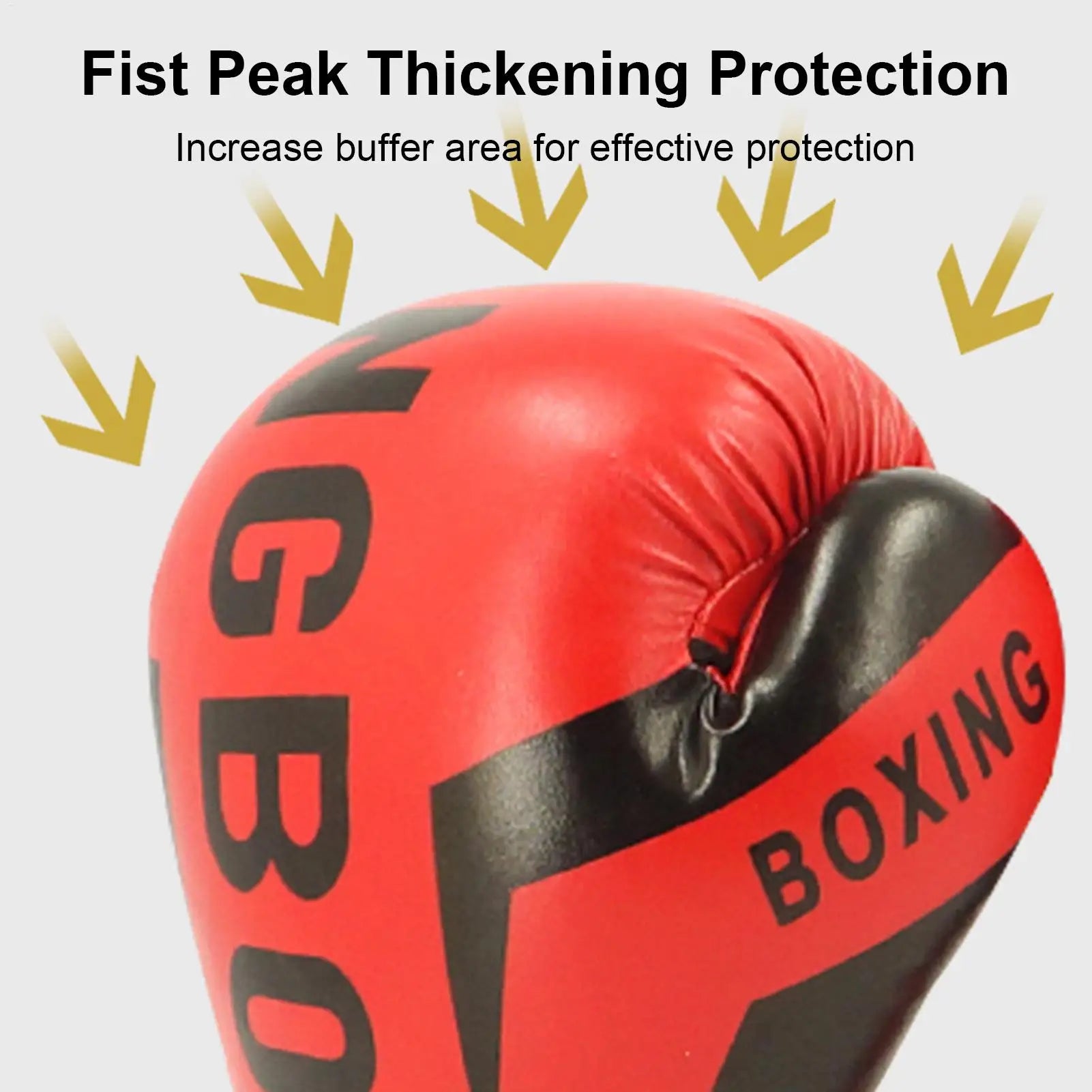 Boxing Punching Gloves Adjustable Boys Protective Sparring Mitts Comfortable Boxing Wraps Gloves for 6-12 Years Old Boys Girls