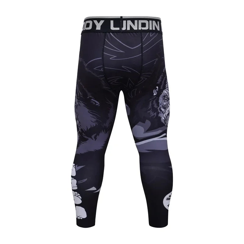 Boxing Set Compression Men Sport T-shirts+Pants Rashguard Jitsu Bjj Rash Guard KickBoxing Sets Muay Thai Jersey MMA Fightwear