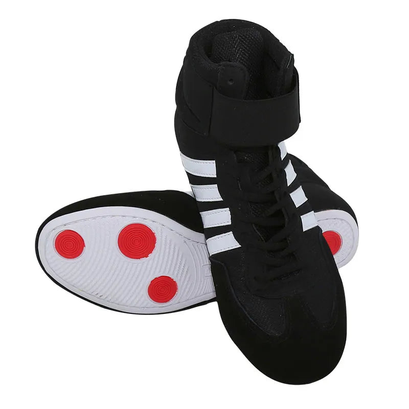 Men Women boxing shoes Rubber outsole breathable Wrestling shoes Women wrestling costume shoes for wrestling
