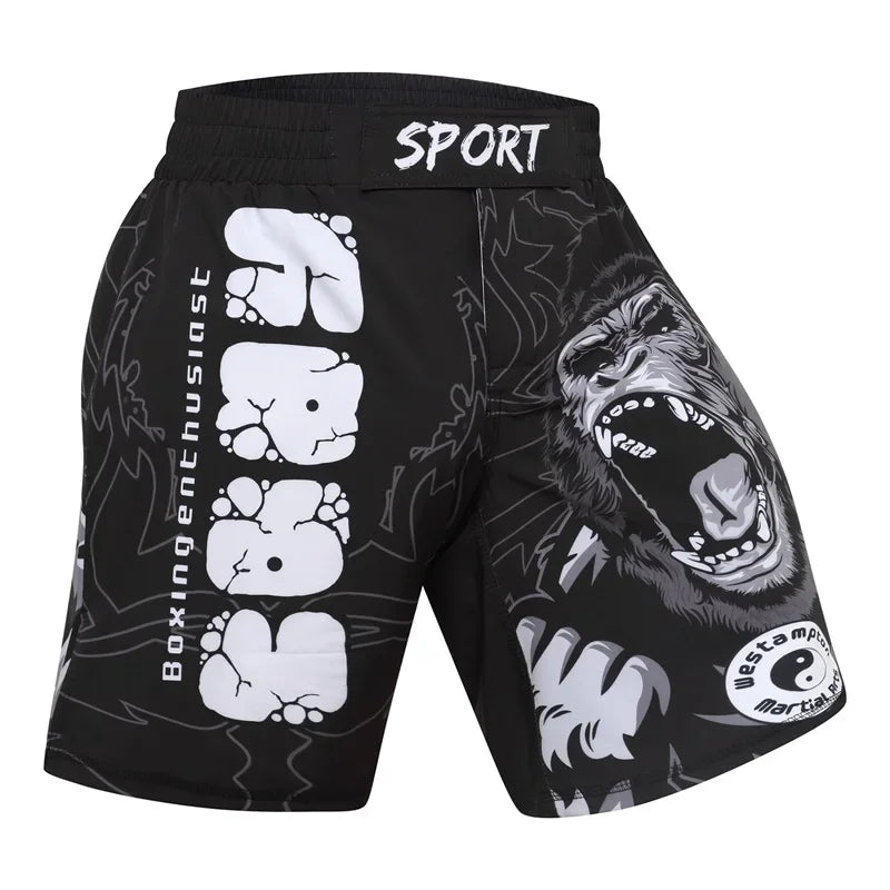 Boxing Set Compression Men Sport T-shirts+Pants Rashguard Jitsu Bjj Rash Guard KickBoxing Sets Muay Thai Jersey MMA Fightwear