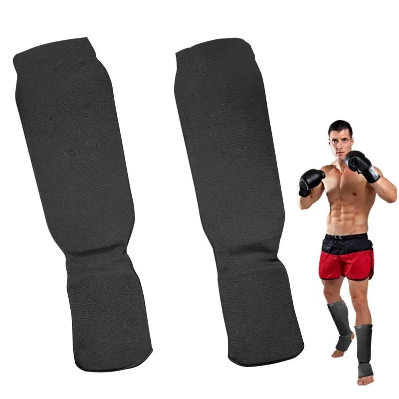 Taekwondo Training Leg Support Protectors Boxing Protective Gear With Instep Leg Guards Sandas Fighting Protective Gear MMA