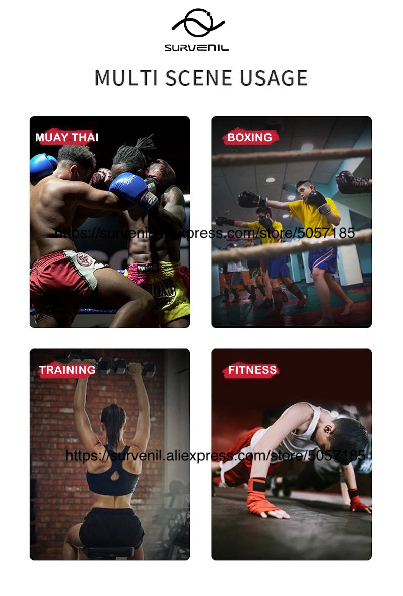 Boxing Uniform Men Women Kids Muay Thai Boxing Shorts Sanda Wushu Martial Arts MMA Training Clothing Kickboxing Shorts and Vest