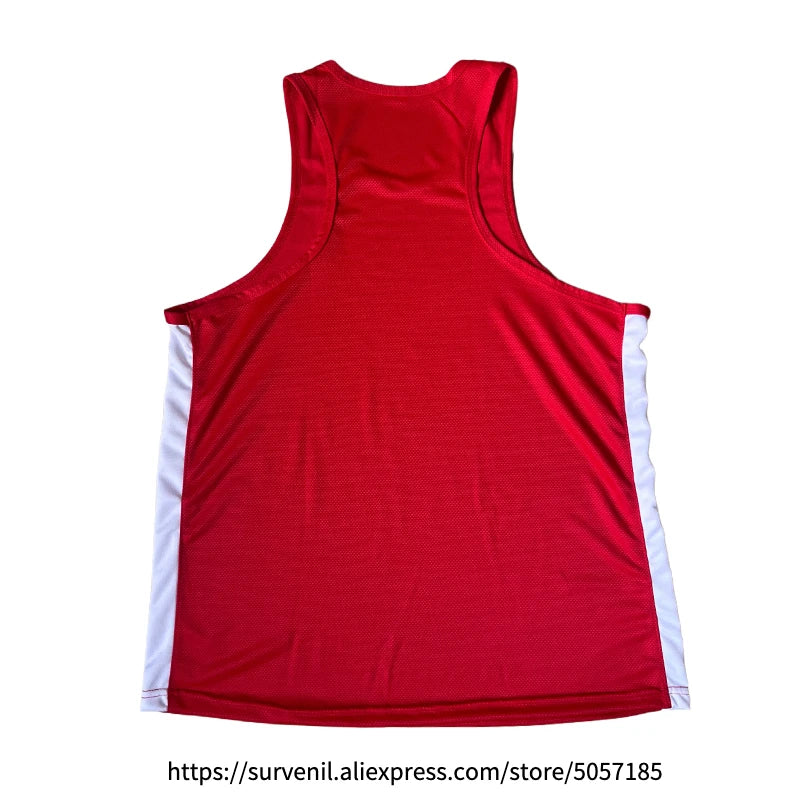 Boxing Uniform Men Women Kids Muay Thai Boxing Shorts Sanda Wushu Martial Arts MMA Training Clothing Kickboxing Shorts and Vest