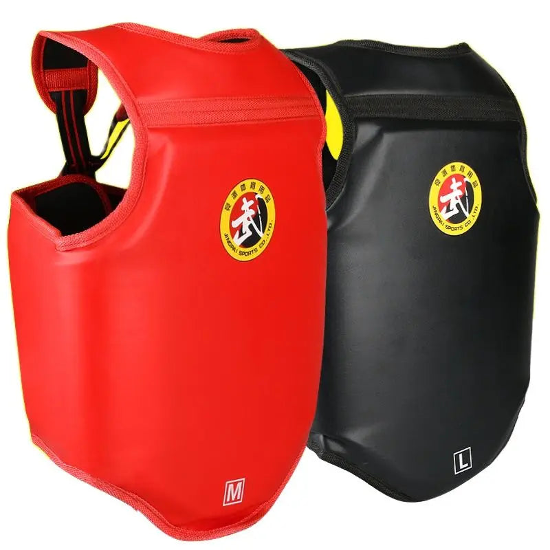 New Thickened MMA Chest Protector Sanda Wrestling Chest Support Protective Gear Boxing Sparring Fighting Body Protector