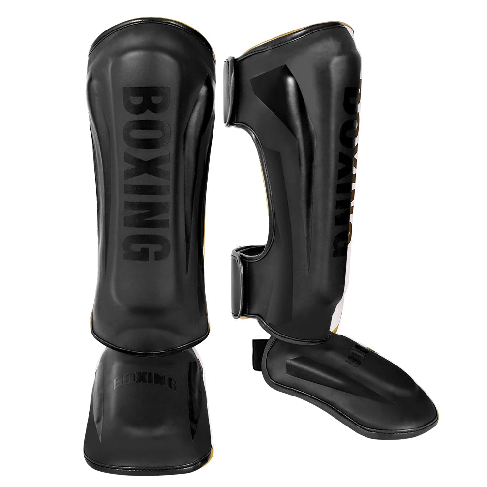 Muay Thai leg protection Sanda combat back of foot protection shin protection boxing thickened combat gear ankle protection