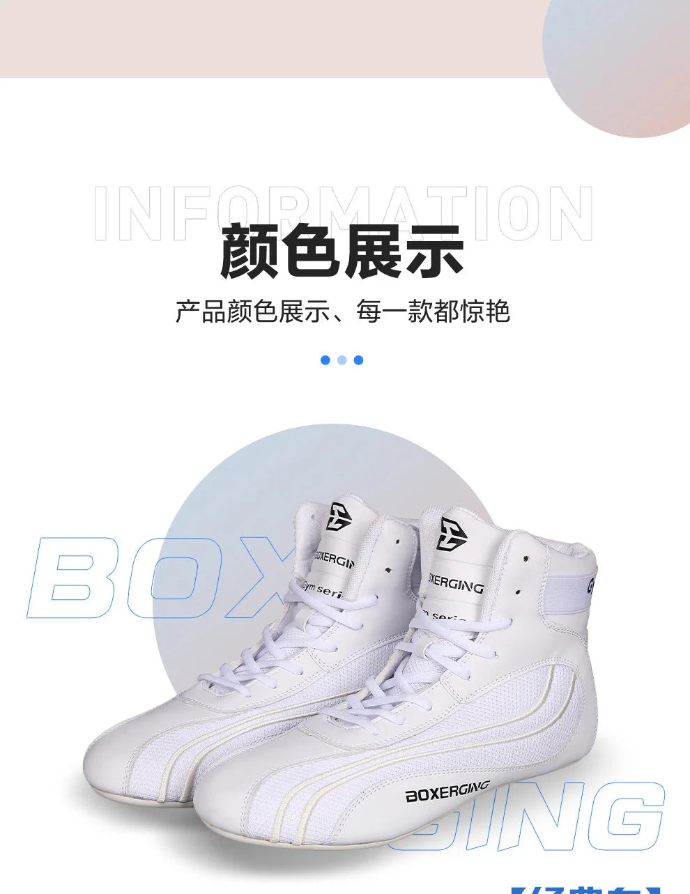 New Boxing and Wrestling Shoes for Men and Women High Top Training Shoes for Men Squat Gym Fitness Weightlifting Shoes ﻿