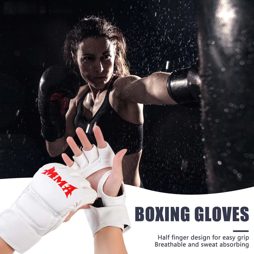 Martial Arts Training MMA Gloves Durable Construction Impact Resistance Sparring Mitts Suitable for Punching Bag