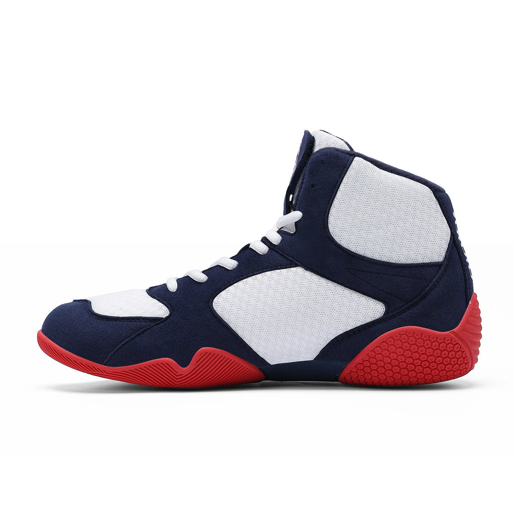 Professional Wrestling Boots Men's Lightweight Fighting Boxing Shoes High Quality Mesh Breathable Boxing Sneakers Big Size 40-50