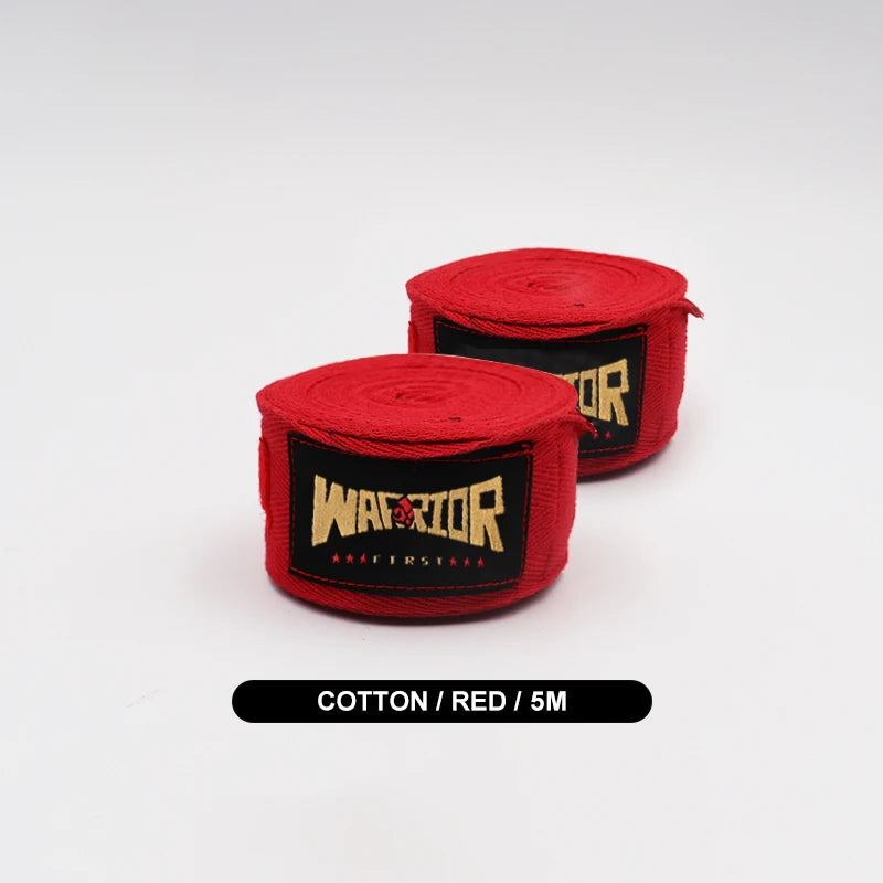 2pcs/pack 3M/5M Length 100% Cotton Boxing Hand Wraps MMA Muay Thai Kick Boxing Handwraps For Training Bandages