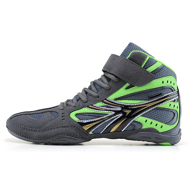 2025 New Daily Training Mens Boxing Shoes Lightweight and Comfortable Wrestling Shoes High Top Gripping Flexible Sports Shoes