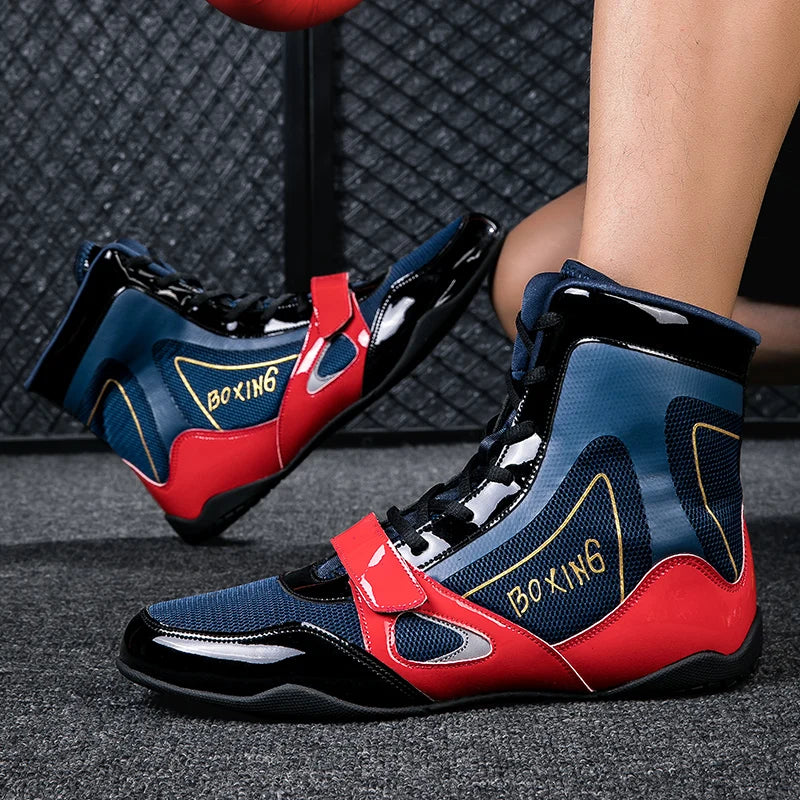 New Style Professional Boxing Shoes Men Comfortable Boxing Sneakers Breathable Wrestling Fighting Shoes Non Slip Combat Sneakers