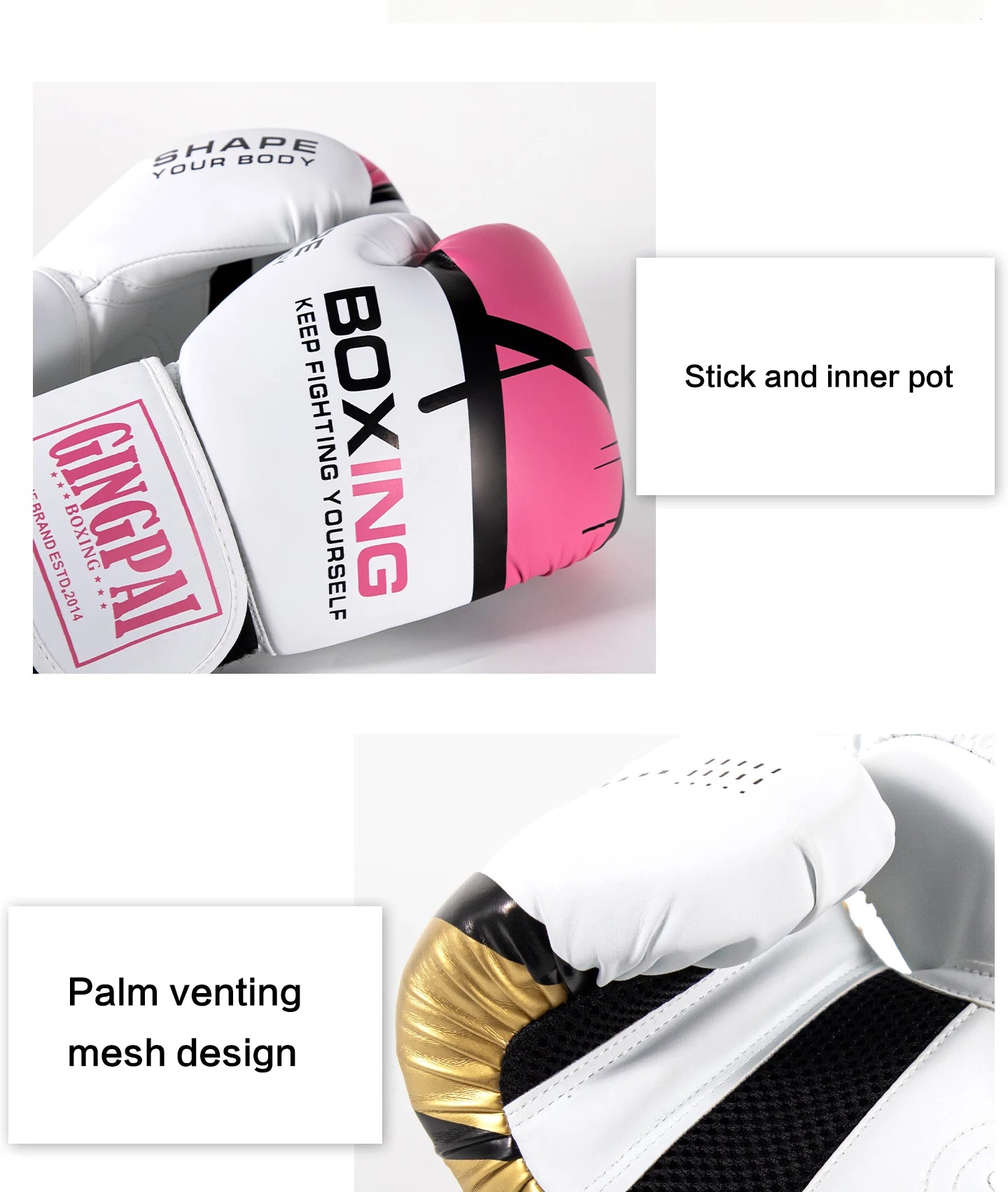 6/8/10/12oz Boxing Gloves Professional Adult Sanda Muay Thai Fighting Gloves Men Kid Women Training Sandbag Free Fight MMA