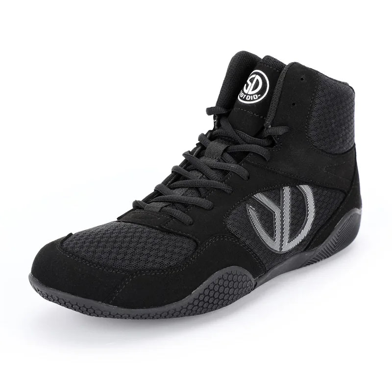 Professional Wrestling Boots Men's Lightweight Fighting Boxing Shoes High Quality Mesh Breathable Boxing Sneakers Big Size 40-50
