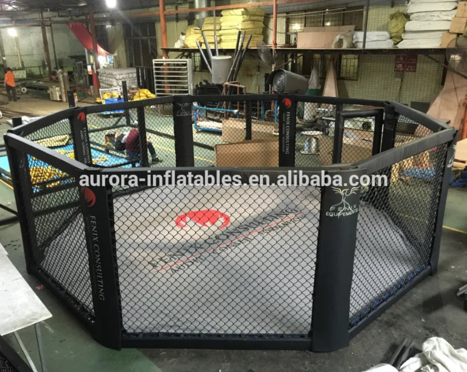 Customized  MMA Cage Floor Type MMA Cage 4m*4m 5m*5m 6m*6m Wrestling Cages