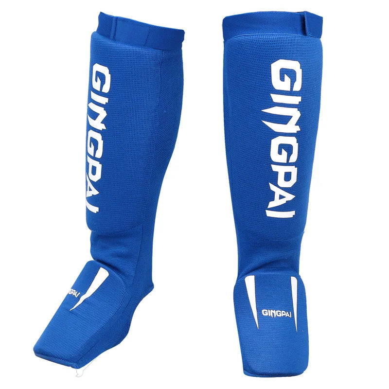 Cotton Instep Shin Guard Karate/Sanda/Taekwondo/Muay Thai/Boxing Leggings Ankle Support Protection Foot Brace Equipment