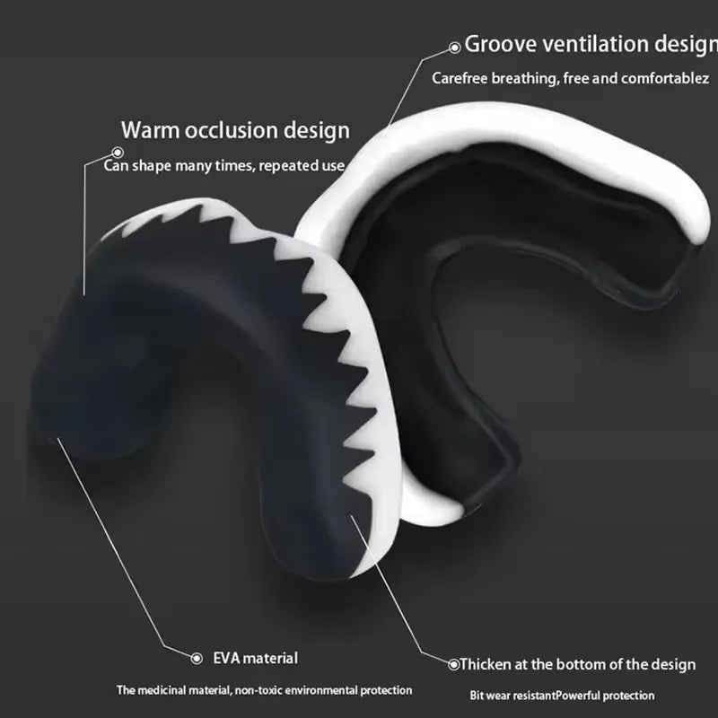 Sports Mouth Guard for Boxing Rugby Basketball, Orthodontic Friendly Teeth Protector, Professional Athletic Dental Protection Ge