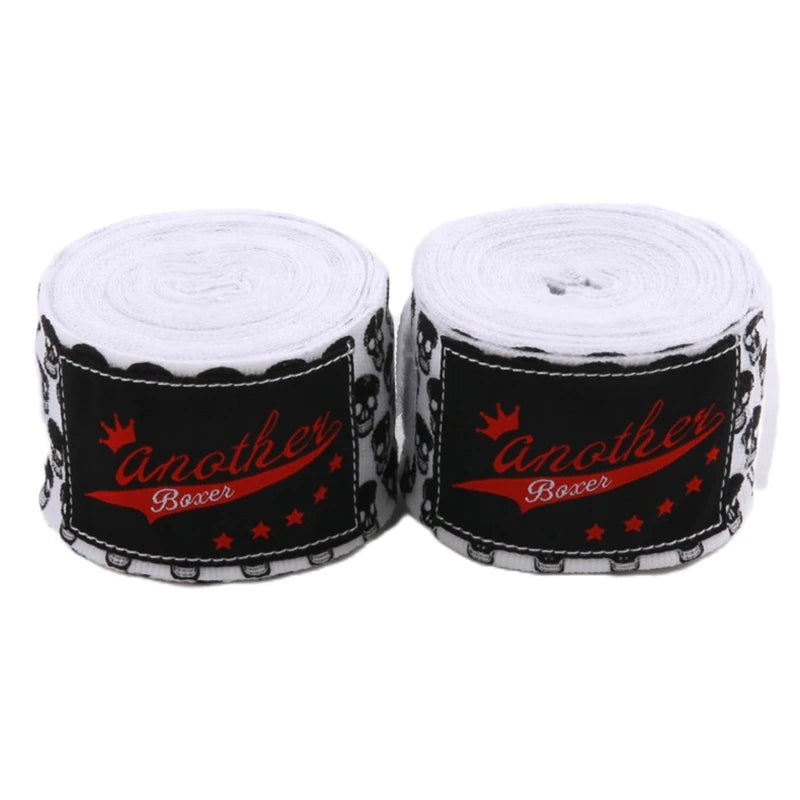 Boxing Handwraps 1Pair 3M/5M Elastic Print Bandage Gloves Wrist Support For Boxing Kickboxing Training Muay Thai MMA Hand Wraps