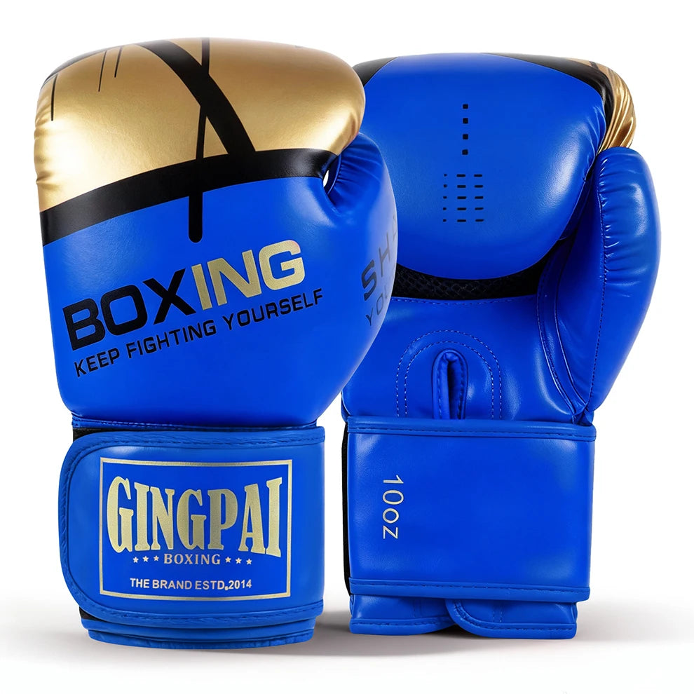 6/8/10/12oz Boxing Gloves Professional Adult Sanda Muay Thai Fighting Gloves Men Kid Women Training Sandbag Free Fight MMA