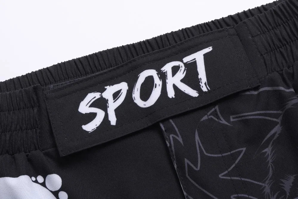 Boxing Set Compression Men Sport T-shirts+Pants Rashguard Jitsu Bjj Rash Guard KickBoxing Sets Muay Thai Jersey MMA Fightwear